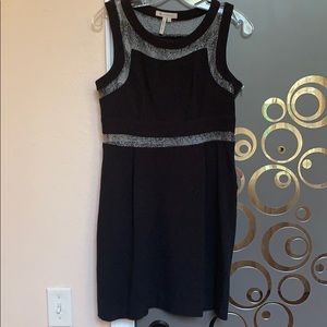 BCBGeneration mini dress with silver lace
